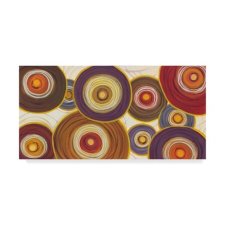 Julie Joy 'Round A Bout I' Canvas Art,12x24